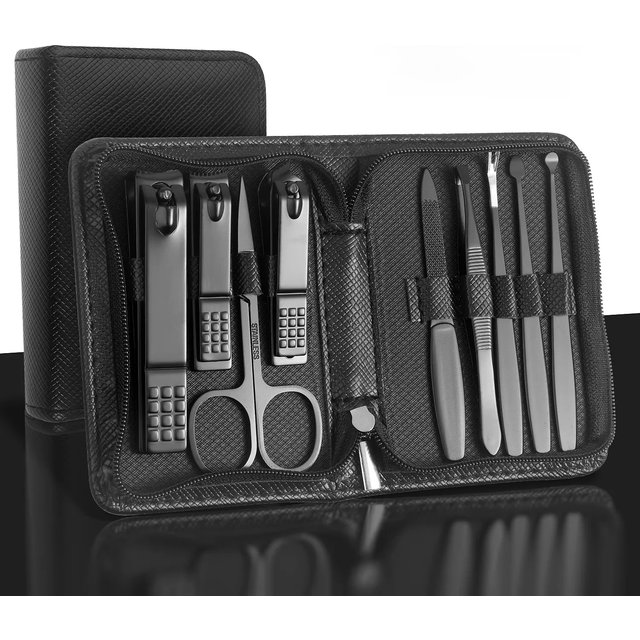 9/40Piece in 1 Manicure Set Pedicure Tools Set Nail Grooming Kit for women Mens, Nail Manicure Kit Foot Hand Care Kit