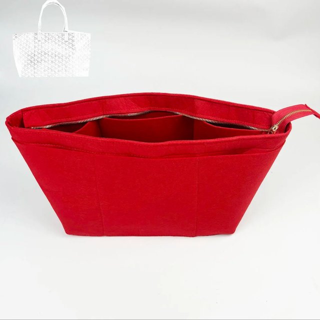 For GO YARD ARTOIS MM PM Insert Bag Organizer Inner Purse,Cosmetic Liner Bags Shaper Premium Felt Handmade