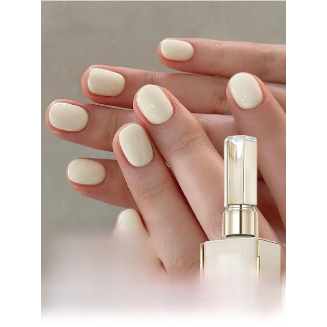 1pc 15ml Pale Yellow Gel Nail Polish Starter Pure Soak Off No Wipe Nail Gel Polish Suitable For All Seasons