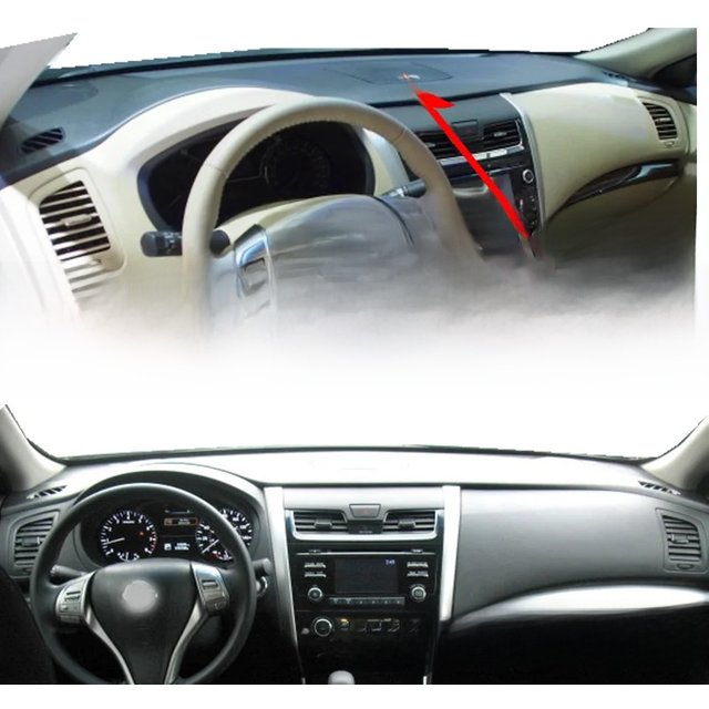 For Nissan Teana III XV L33 2014-2018 Dashmat Dashboard Cover Instrument Panel Insulation Sunscreen Pad Anti-Dirt Proof Ornament