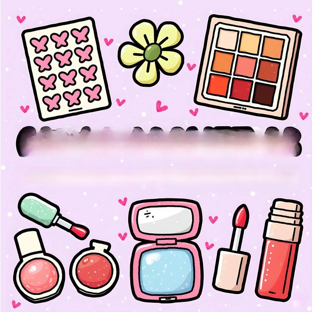 COSMETICS Bold-easy Patterns Coloring Book for Adults Cute Drawing Book Perfect Gift for Party and Birthday
