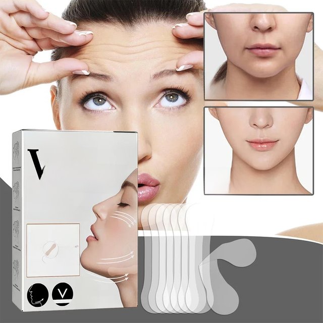 Invisible Face Lifting Tapes Wrinkle Removal Sticker Adhesives Forehead Neck Pad Anti Aging Shrink Patch V Facial Slimming Mask