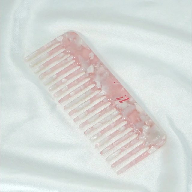 1pc Custom Korean Fashion Design Hair Comb Wide Teeth Acetate Hairdressing Comb Anti-static Massage Hairbrush Hair Styling Tools