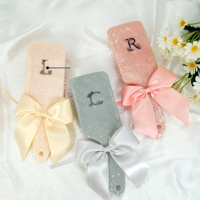 1pc Customized Personalized Hair Brush Engraved Name Scalp Massage Airbag Hairbrush Hairdressing Comb Mother's DAY Gift