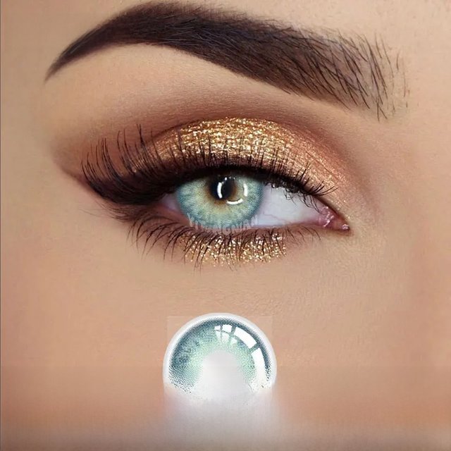 YI TONG NIAN Color Contact Lenses 14.5mm Soft HEMA Blue Brown Lens Makeup Party Glasses lentes de contacto lentes