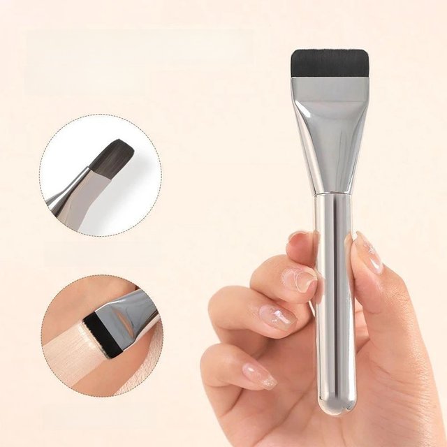 New Foundation Brush Korean Makeup Brush Ultra-thin Single-line Mask Brush Concealer Brush Foundation Brush