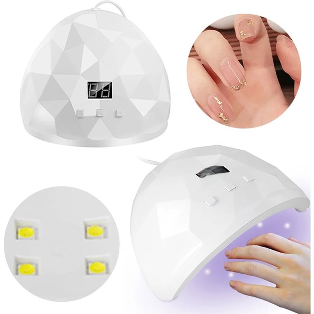 UV Nail Lamp LED Light For Nails Eyes Protection UV Lamp for Gel Nails Gel Nail Polish Curing Dryer Home Salon Tool