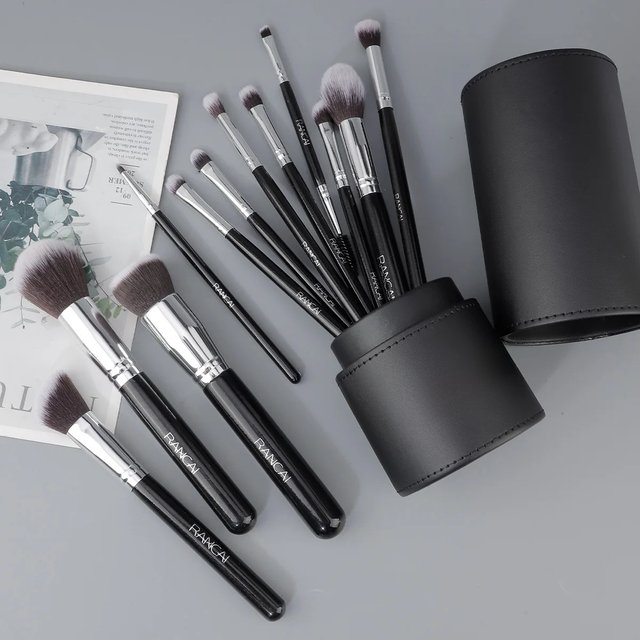 Professional Gift Box 12 Pieces Makeup Brushes Kit Face Eye Beauty Brushes For Foundation Conceal Eyeshadow Contour Brush