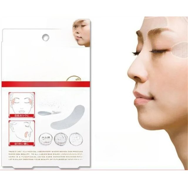 12/27/24pcs Thin Face Stickers Facial Line Wrinkle Sagging Skin Lift Up Tape Frown Smile Lines Forehead Anti-Wrinkle Patches
