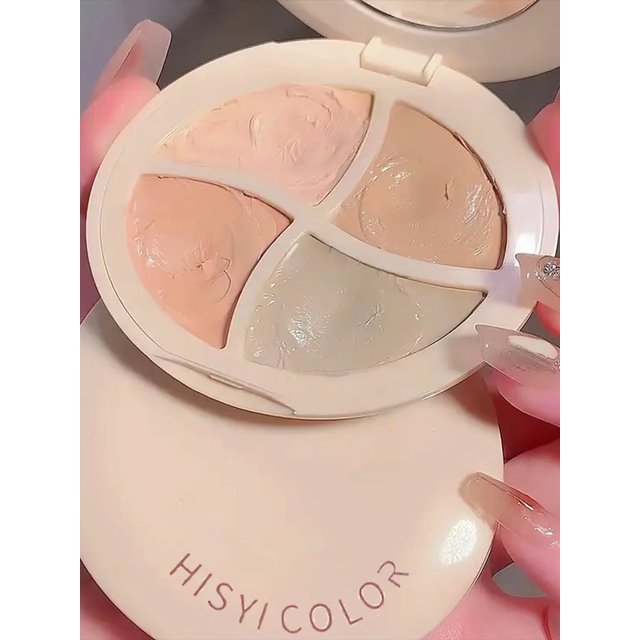 Four-Color Concealer Cream Moisturizing Concealer for Dark Circles,Brightening,Multi-Color Contouring,Foundation Cream