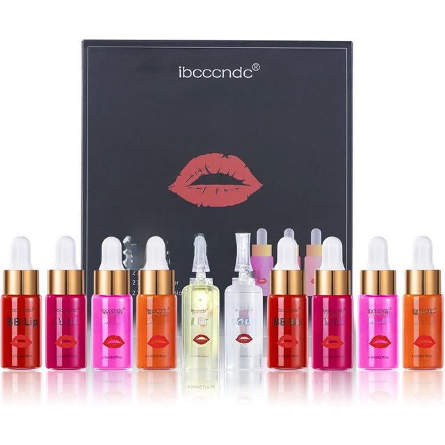 BB Lips Ampoule Serum Starter Set Semi-Permanent BB Lip Gloss Tinted Pigment Lasting Moisturizing For Lip Care Korea Glow