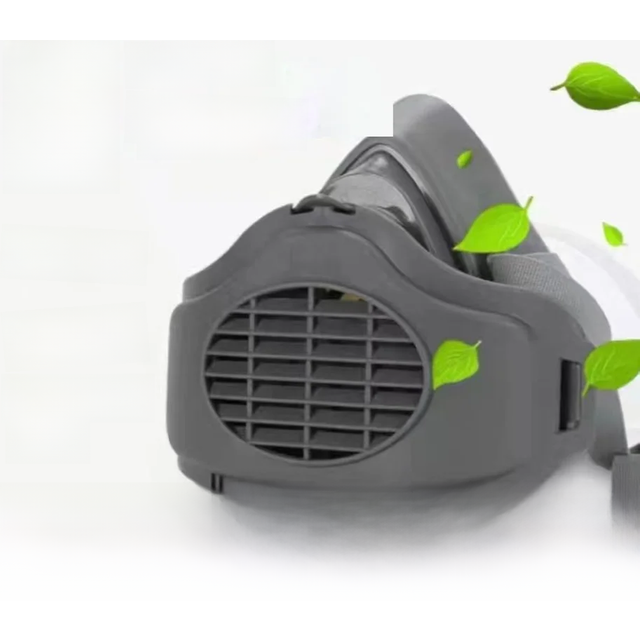 Dust 3200 Half Face Mask Particles Filter Cotton Socket Protective Face Mask Anti- Paint Dust Mask Particulate Respirator