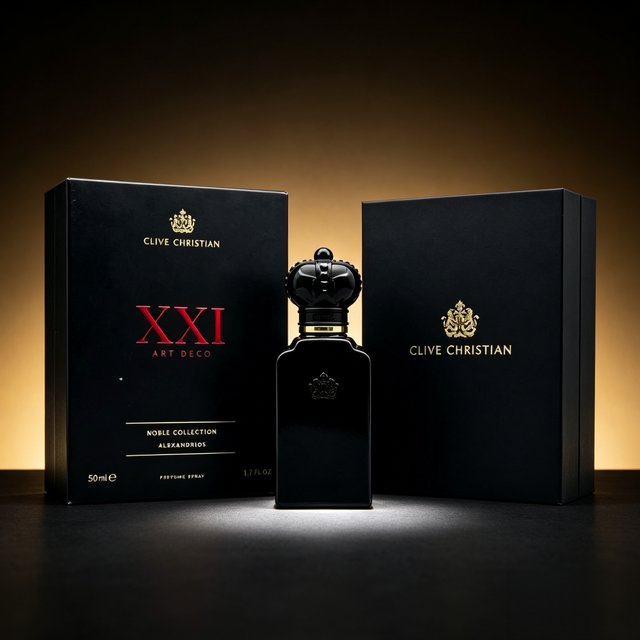 Eau de parfum de Luxe Clive Christian XXI 50ml Série Art Déco Flacon Noir Élégant Parfum à Couches Profondes CadEau de parfum Premium