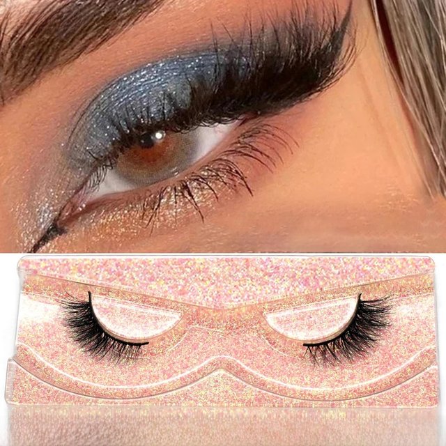 Half Eye Lashes Natural 3D Mink Short False Eyelashes Fluffy Wispy Cross Strip Fake Lashes Soft Half Eyelashes Extension Makeup