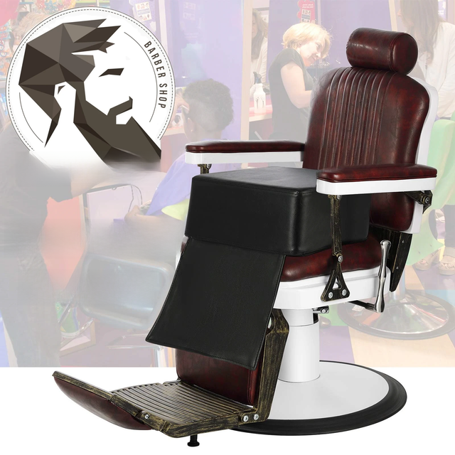 Adjustable Barber Chair Child Booster Seat Cushion Hair Salon Cutting Styling Tools Shampoo Beauty Spa Equipment