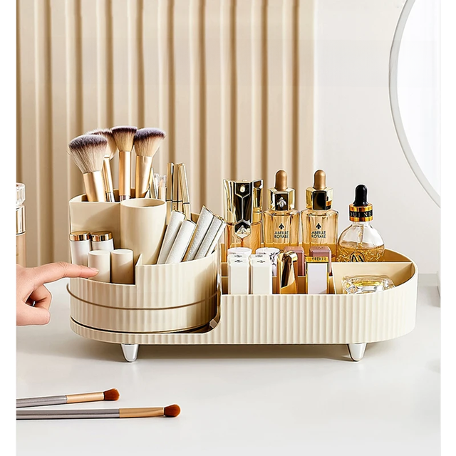 XIAOGUI Makeup Organizer Cosmetic Box Bathroom Organizer And Storage Acrylic Organizer Boxes For Bedroom Makeup Brush Holder
