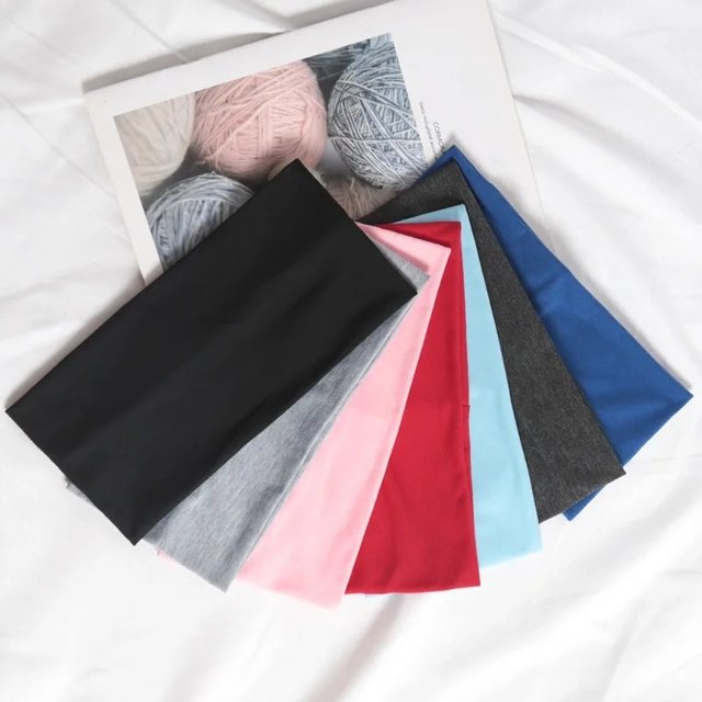 1PC Korean Elastic Headband Running Wide Hair Bands for women and Men Sport Yoga Hairband Soft Girls Wash Face Makeup Headwrap