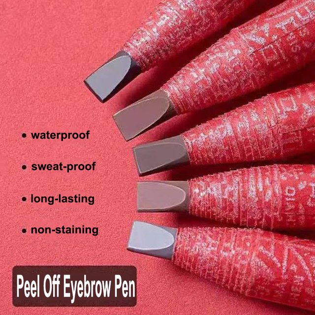 Eyebrow Pencil Waterproof Eye brow Long Lasting Professional Eyebrow Pencil Non Fading Wire For Eye brows Natural Makeup Tools