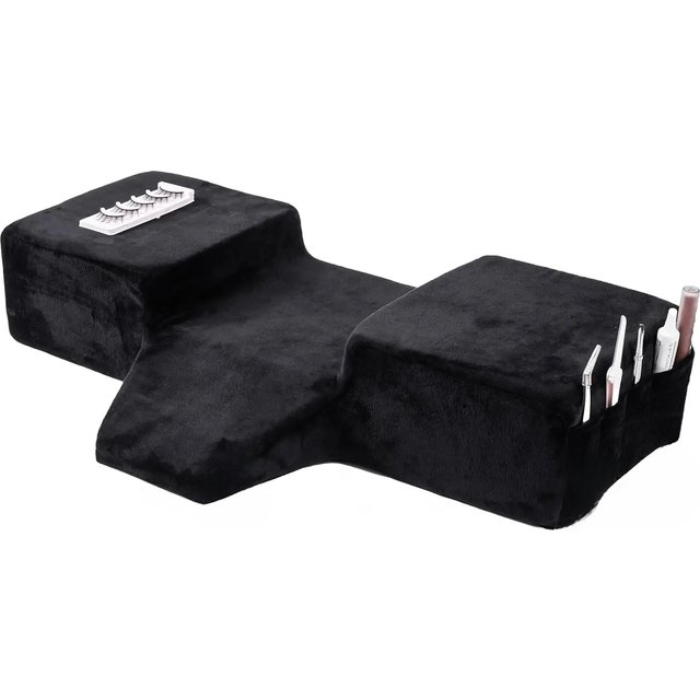 Lash Pillow Neck Support Eyelash Soft Pillow Grafting Eyelashes Memory Foam Eyelash Extension Pillow With Pocket Makeup Salon