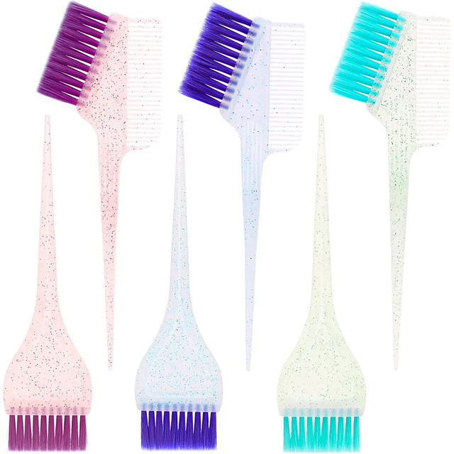 Barbershop Professional Dye Hair Brush Salon Non-Slip Color Cream Brush Hair Coloring Brush Hair Dye Applicator Dust Brush Tools