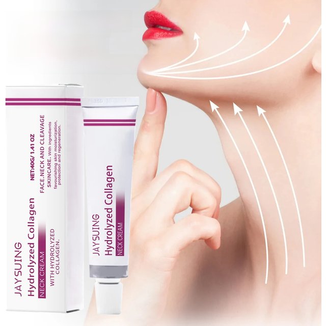 Hydrolyzed Collagen Neck Cream Eliminate Neck Fine Lines Firming Lifting Neck Remove Double Chin Rejuvenation Cream SkinCare