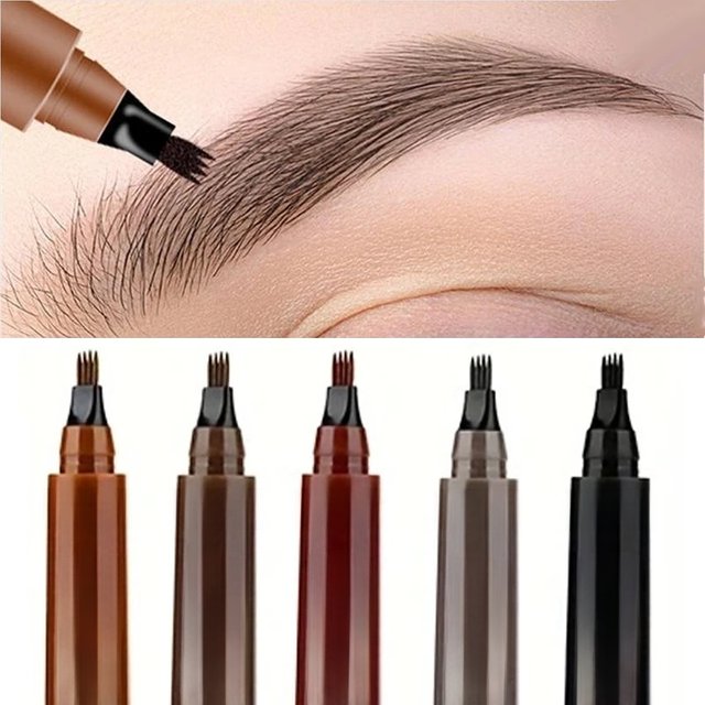 5 Colors Optional Beginner Eyebrow Pencil Long-Lasting Natural Eyebrow Pencil Female Delicate Eyebrow Makeup Student Gift