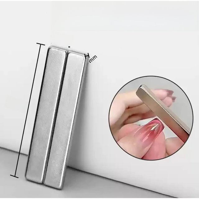 Salon Cat's Eye Gel Nail Polish 3D Dual Head Magnetic Stick for Painted Nails Art Design Nail Art Tools 60x10x3mm