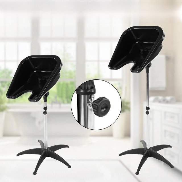 Barbercart Shampoo Bowl With Tube Chair Mobile Wash Hair Height Adjustable Hair Washing Sink Suitable Beauty Salon Tools