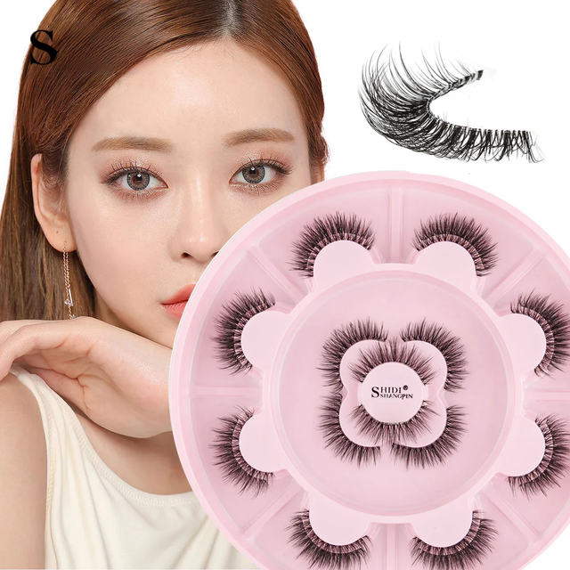 Lanjinglin 3/11 Pairs Natural 3D False Eyelashes Fluffy Fake Lashes makeup kit Mink Lashes extension mink eyelashes maquiagem