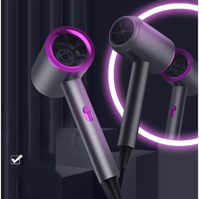 Hair Dryer High-Power Blue Light Negative Ion Ultra Silent Hair Care Quick Dry Home Powerful Constant Anion Electric Hair Dryer