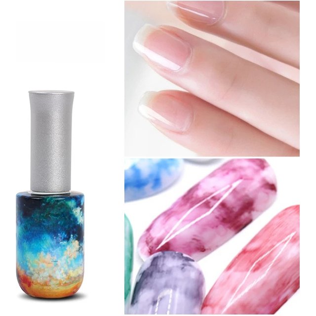 VINIMAY Watercolor Ink Gel Nail Polish Blooming Gel Magic Smudge Bubble Liquid DIY Varnish Manicure Decoration Nail Salon Set