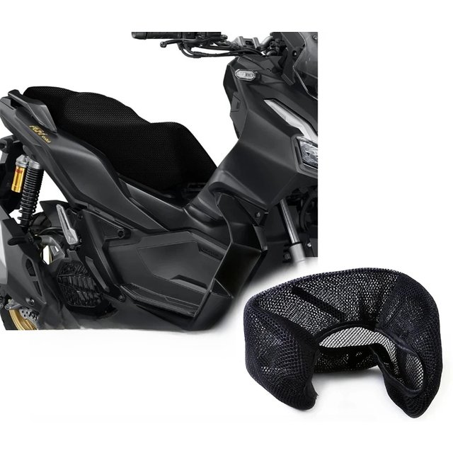 For Honda ADV350 ADV 350 2022 2023 Motorcycle Accessories Seat 3D Sunscreen Breathable Mesh Cushion Anti-Slip Seat Cover