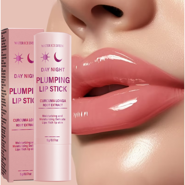 Day and night lipstick 5g turmeric extract moisturizing lipstick moisturizing, plump, smooth, dry and chapped lip care