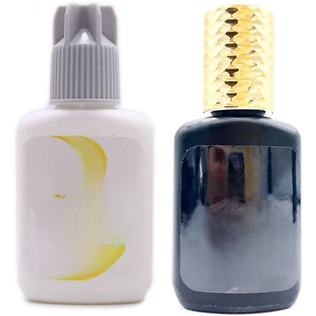 2 Bottles Korea Original IBeauty Eyelash Extensions Glue 15ml IB Primer Super Bonder False Lash Adhesive Glue Makeup Tools Shop