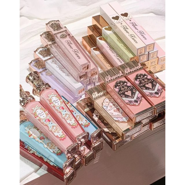 Flower Knows Swan Ballet Little Angel Collection Lipstick Velvet Matte Waterproof Lip Stick Vegan Long Lasting Lip Gloss Korean