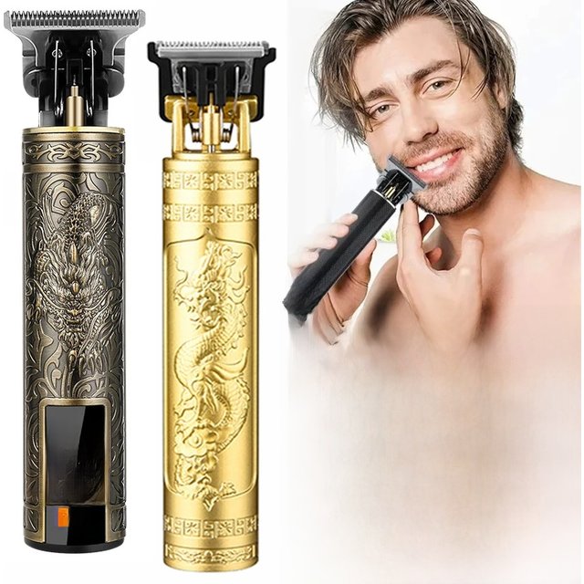 Electric Rechargeable Vintage T9 Man Shaver Trimmer USB Pusher Hair Man Beard Cutting Machine for men Hair Clipper Shaver