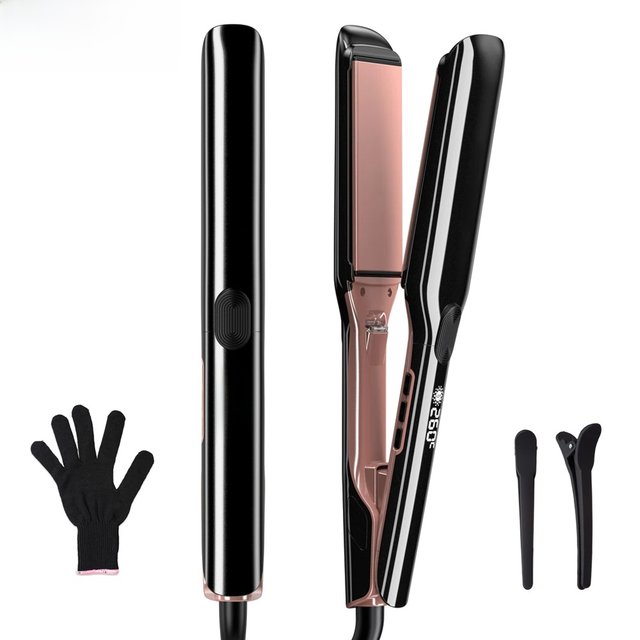 Professional Hair Straightener 500°F Plasma Hair Flat Iron 260°C Ceramic Coating Plate Smooth Frizz Salon Styling Tool 110V-240V