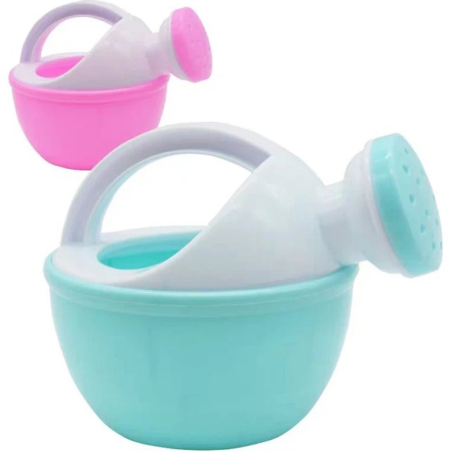 Cartoon Baby Bath Cap Toddle Shampoo Cup Children Bathing Bailer Shower Spoon Child Washing Hair Cup Kids Watering Pot Beach Toy