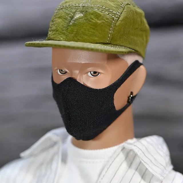 new 1/6 Scale female male dolls accessories Face mask fit 12‘’ action figure body model