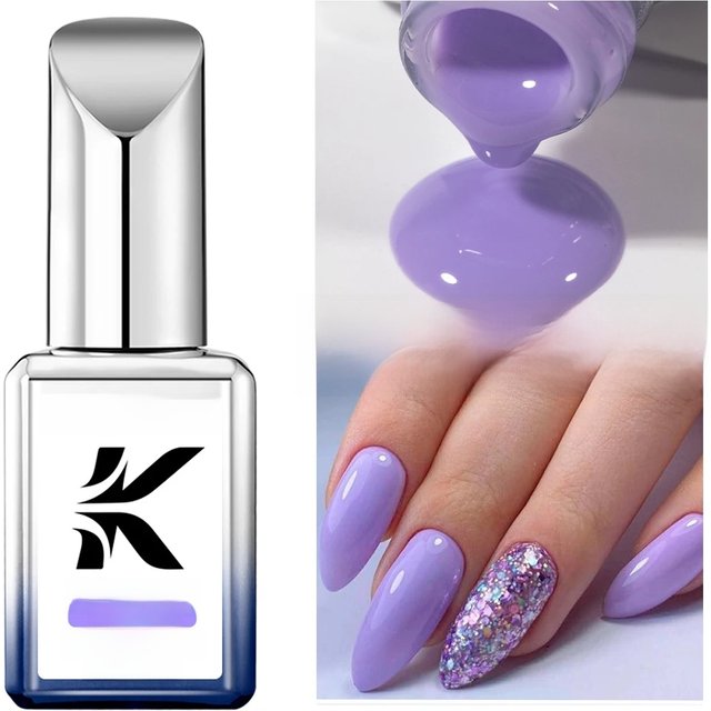 KODIES GEL Purple Structure Rubber Base Gel Nail Polish Semi Permanent UV Rose Lilac Nude Color Gummy Base Gellak Nails Manicure