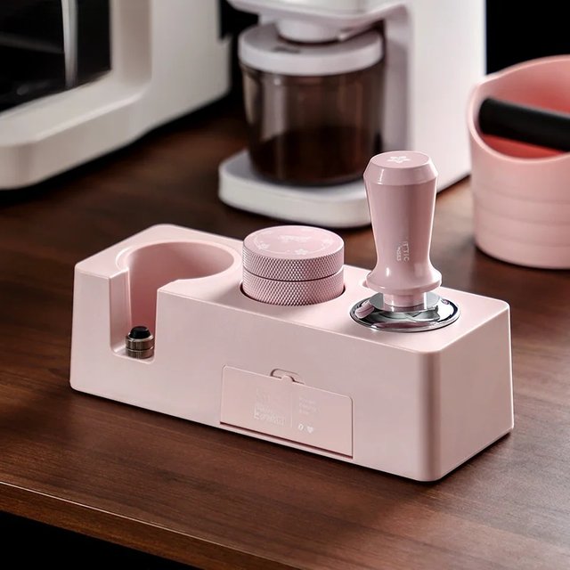 Bincoo Tamping Station 51/58mm Coffee Press Foundation Make-up Seat Leveler for Storing Concentrated Household Coffee Maker Tool