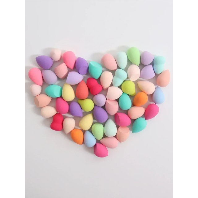 Mini Random makeup eggs 10-20-50-100 pack. Random color and shape, multi-color Make-up sponge, foundation mixed beauty sponge