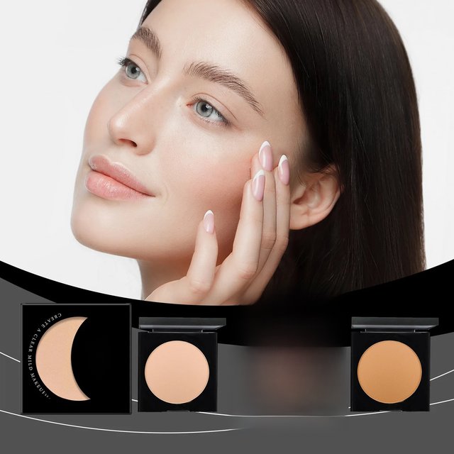 EELHOE Face Foundation Oil Control Sweatproof Natural Finish Glow Skin Brightening High Coverage Makeup Base Foundation Cream 5g