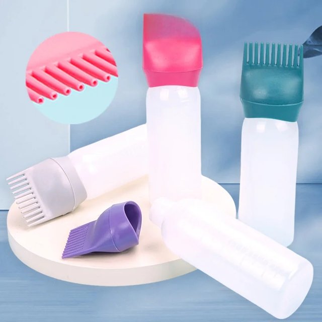 160ML Professional Salon Hair Dye Bottle Applicator Shampoo Hair Washing Bottles Oil Comb Hair Coloring Styling Tools