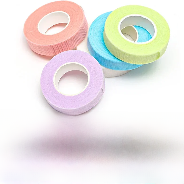 4 Rolls Colorful Eyelash Extension Tapes Professional Medical Soft Adhesive Tapes For Grafting Eye Lashes Makeup Beauty Tools