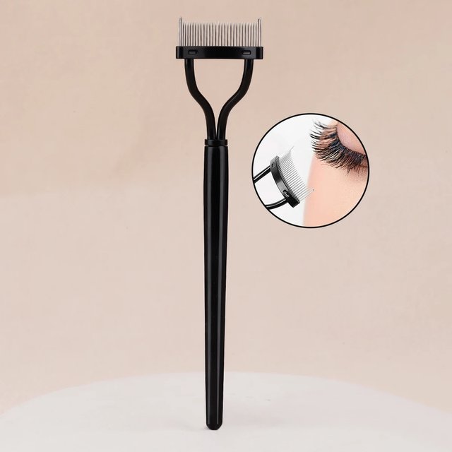 1/3 Pcs Portable Eyelash Brush Comb Eye Lash Stainless Steel Eyelash Combing Tools Eyelash Curler Makeup Lash Separator