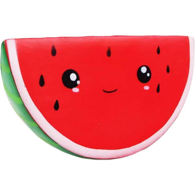 Jumbo Kawaii pastèque Squishy fruits simulés pain à montée lente parfumé jouet à presser soulagement