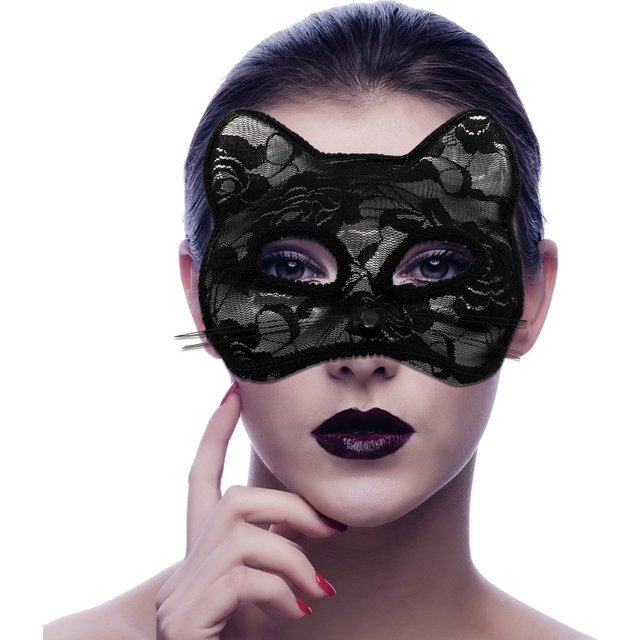 Masque de chat en dentelle pour femmes, demi-visage, renard, Animal, Cosplay, masque sexuel, masque de fête d'halloween, bal de mascarade, masques fantaisie