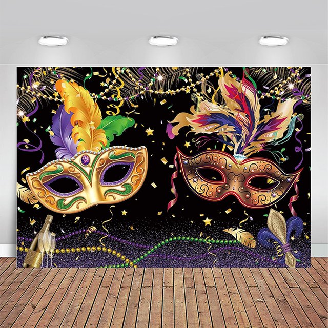 Mardi Gras toile de fond carnaval Fiesta mascarade fond danse habillage Festival fête fournitures