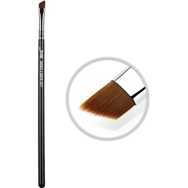 Jessup Eyebrow Brush Makeup Pure Synthetic Ultra-thin-tipped Precision Tapered for Lash Line Wooden S142